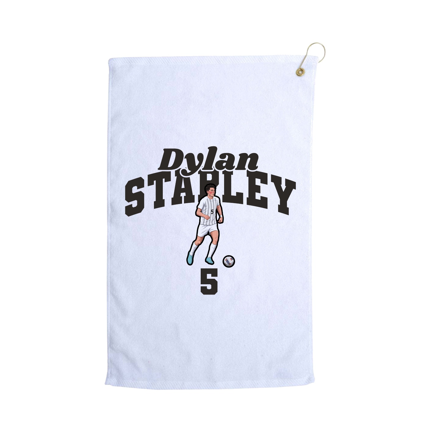 Golf Towel — Signature Arch in White