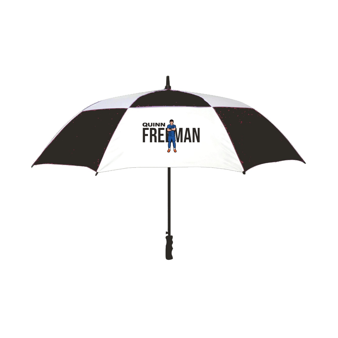 Golf Umbrella — Player Name in Black