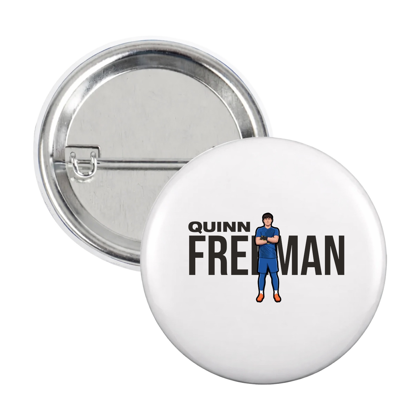 Game Day Button — Player Name in White