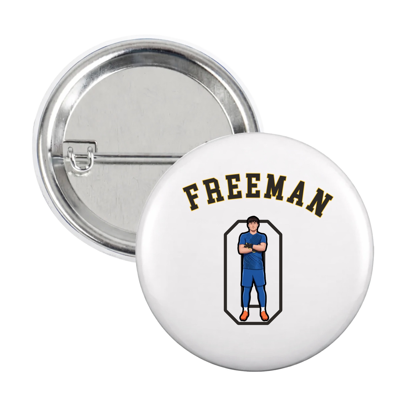Game Day Button — Shirsey Arch in White