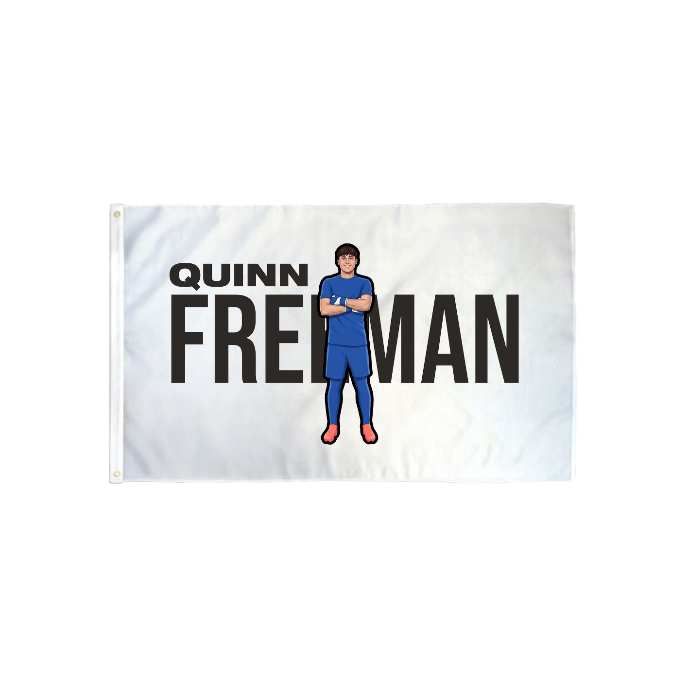 3x5 Flag — Player Name in Classic