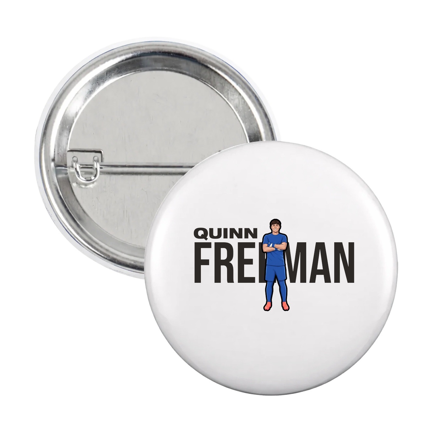 Game Day Button — Player Name in White