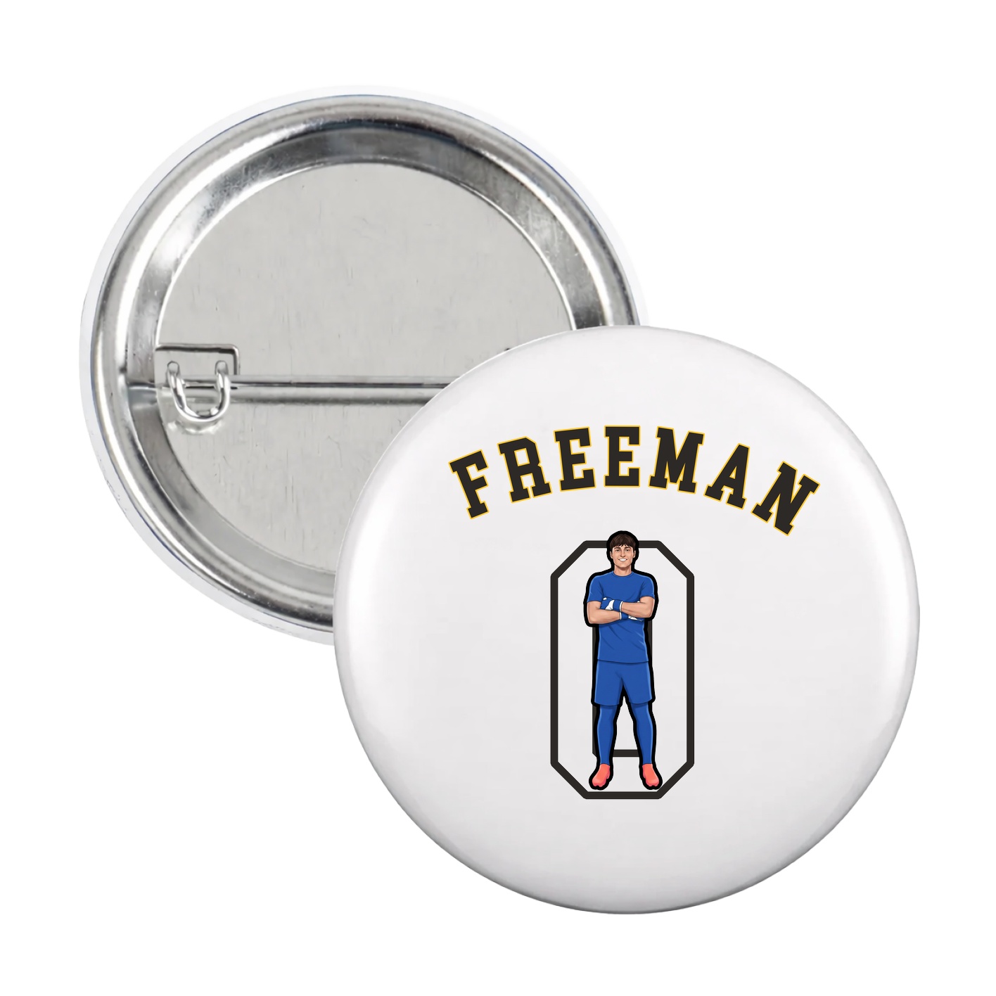 Game Day Button — Shirsey Arch in White