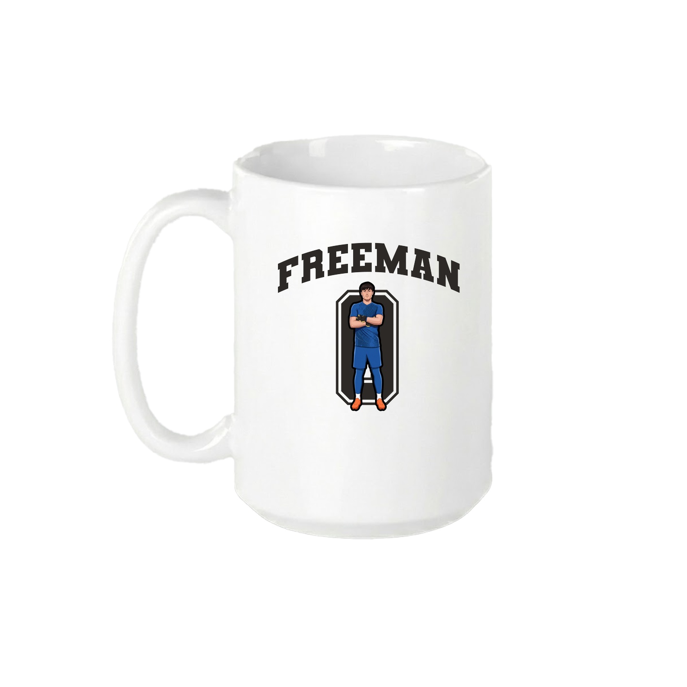 15oz Coffee Mug — Number in White