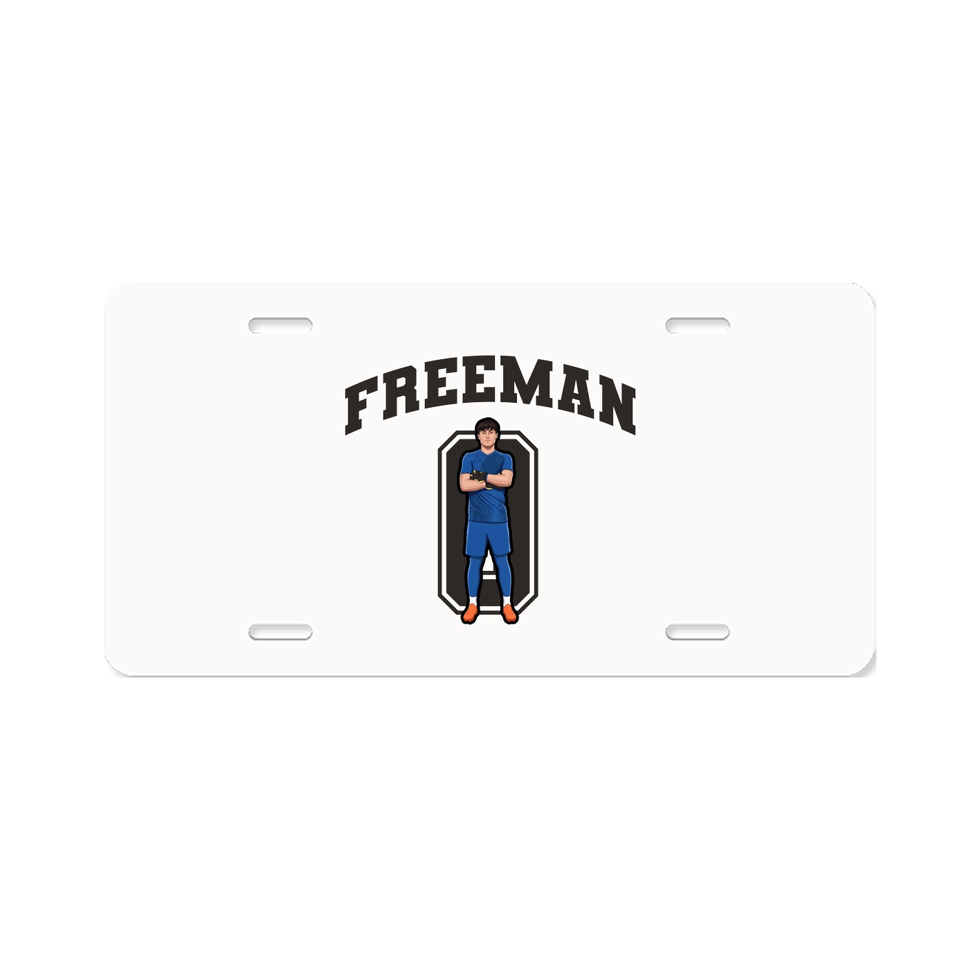 License Plate — Number in Classic