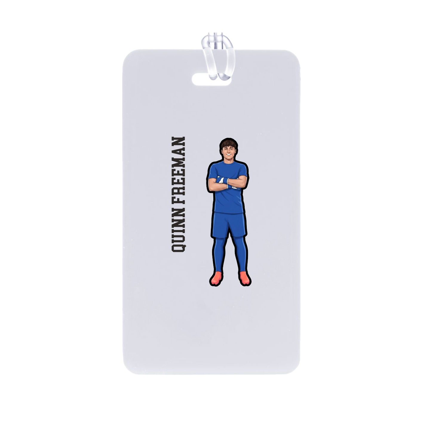 Bag Tag — Name Vertical in Classic