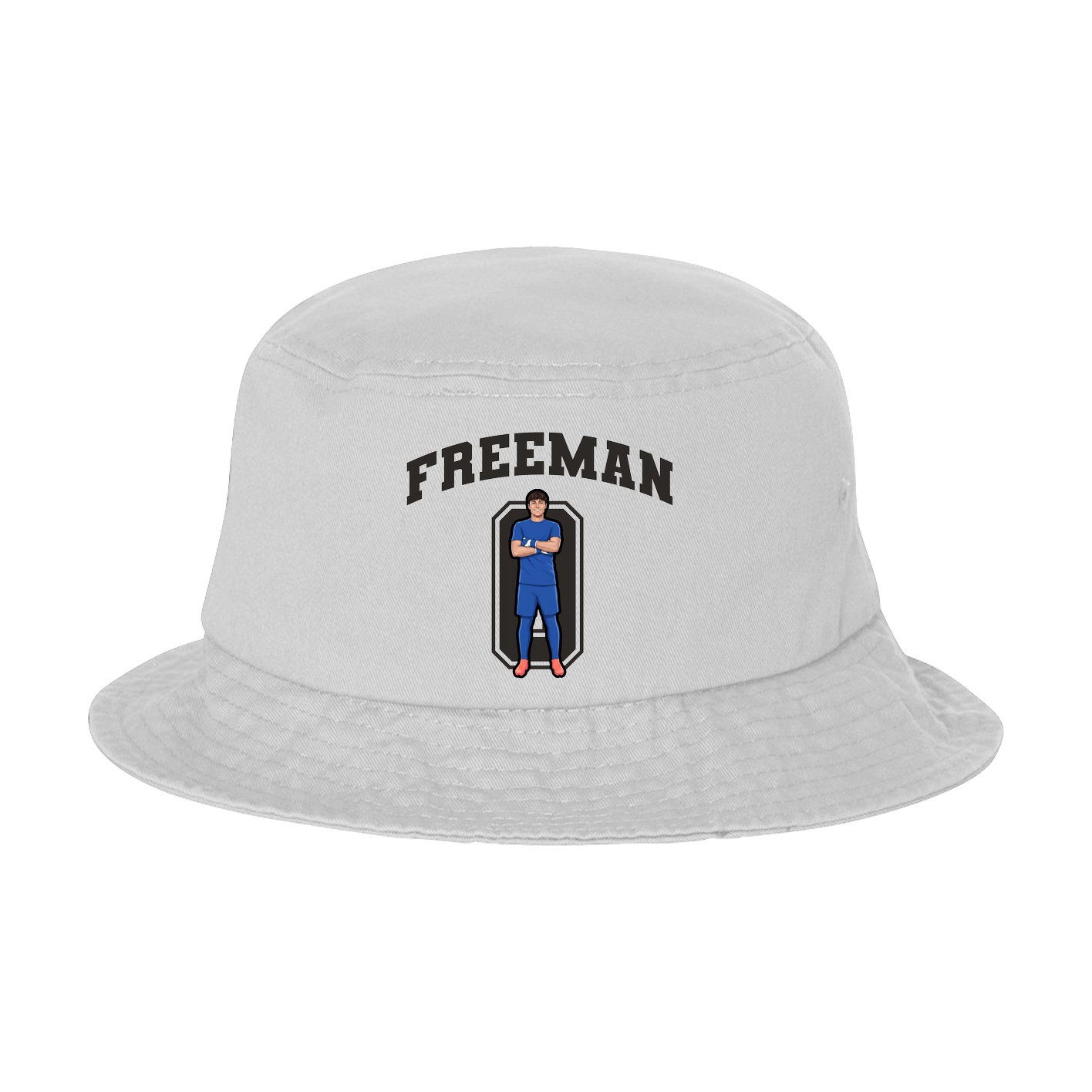 Bucket Cap — Number in White