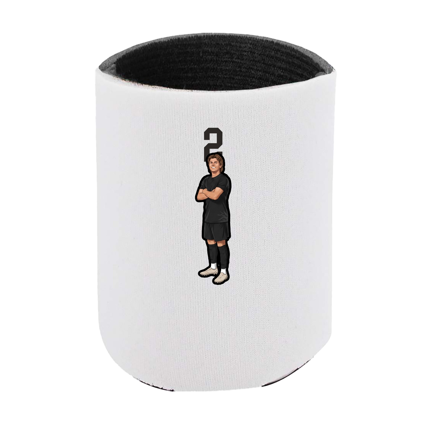 Can Holder — Number Top in White