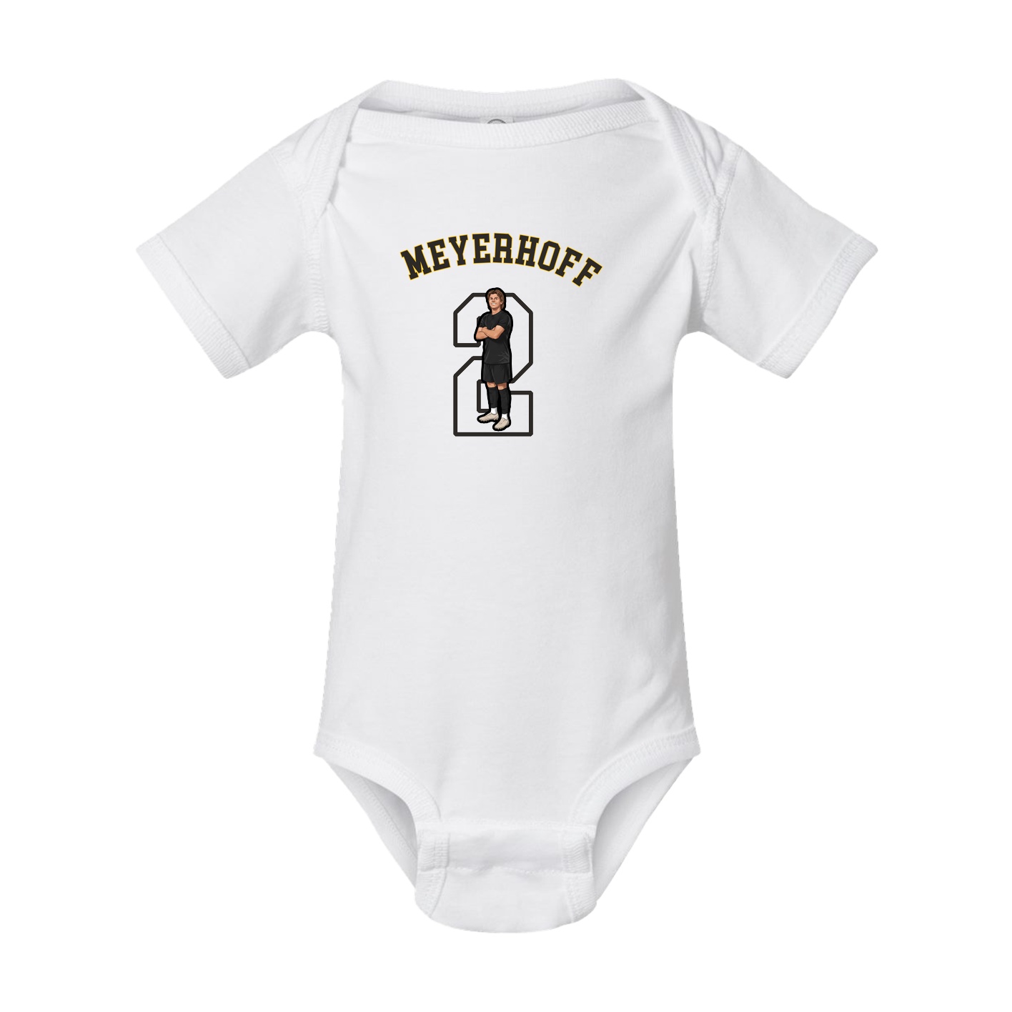 Baby Onesie — Shirsey Arch in White