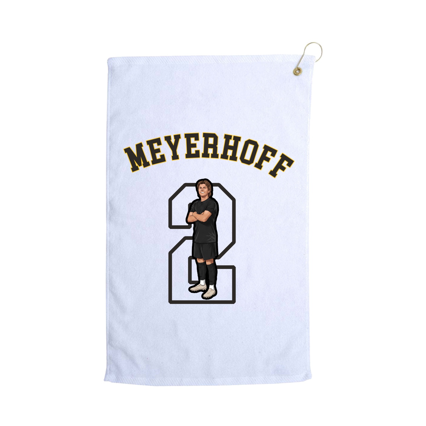 Golf Towel — Shirsey Arch in White