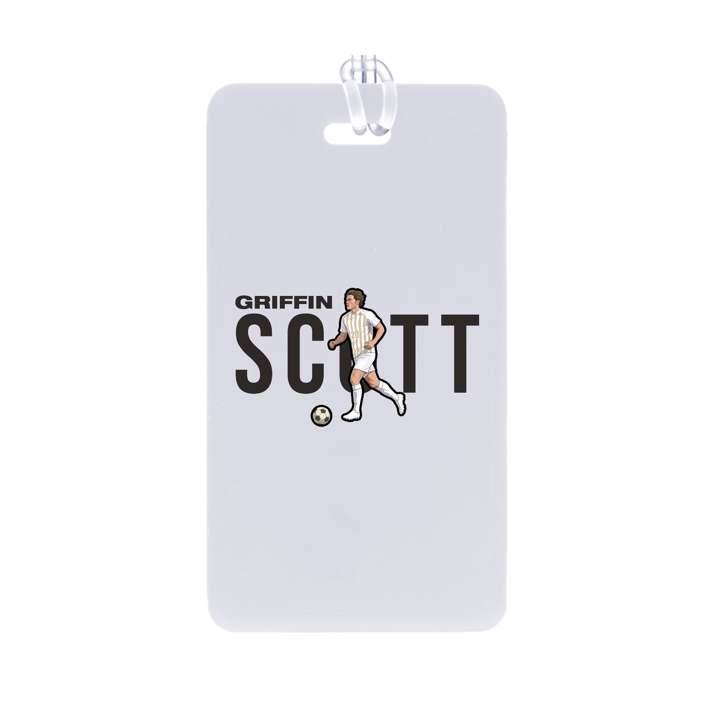 Bag Tag — Player Name in Classic