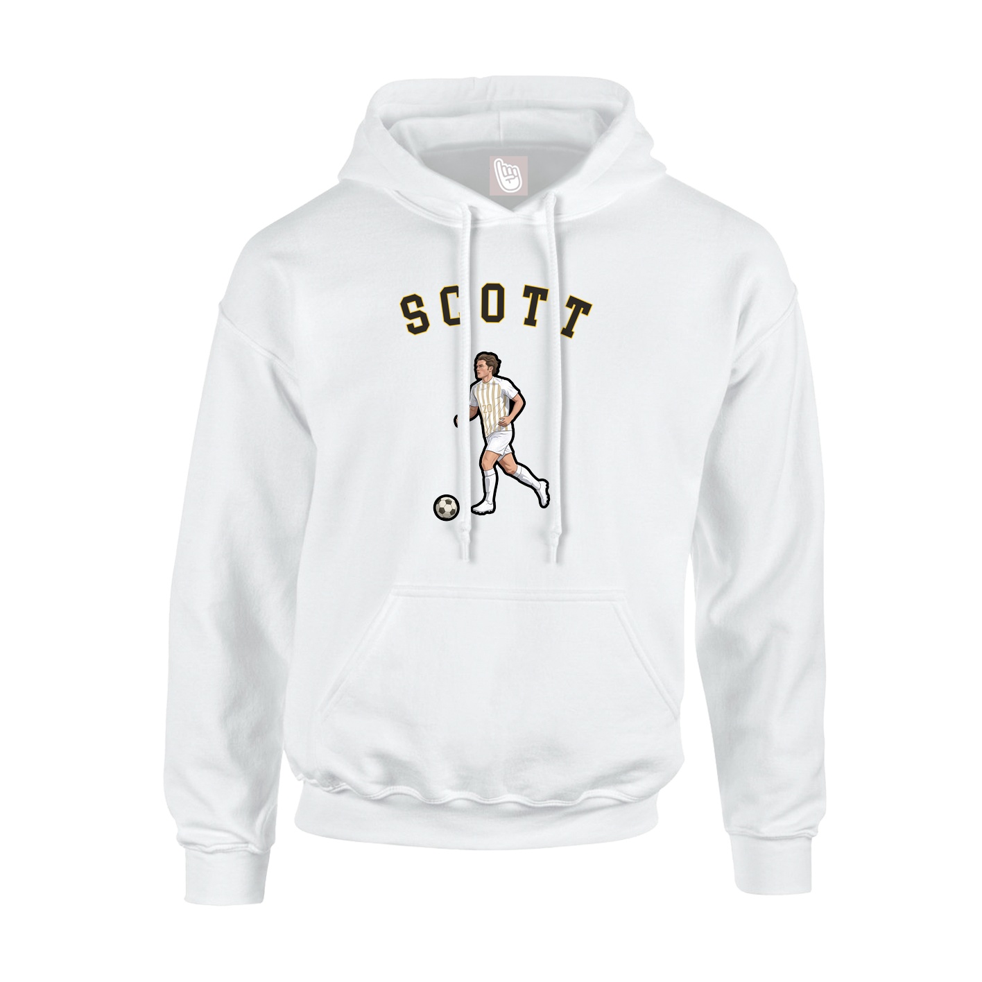 Hoodie — Shirsey Arch in White