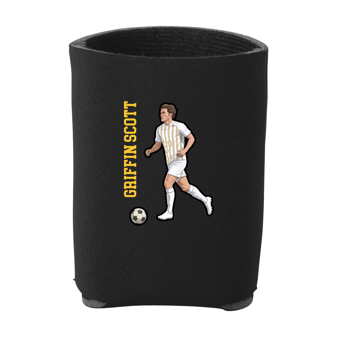 Can Holder — Name Vertical in Black