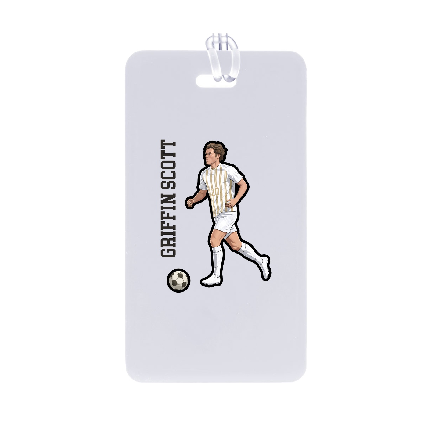 Bag Tag — Name Vertical in Classic