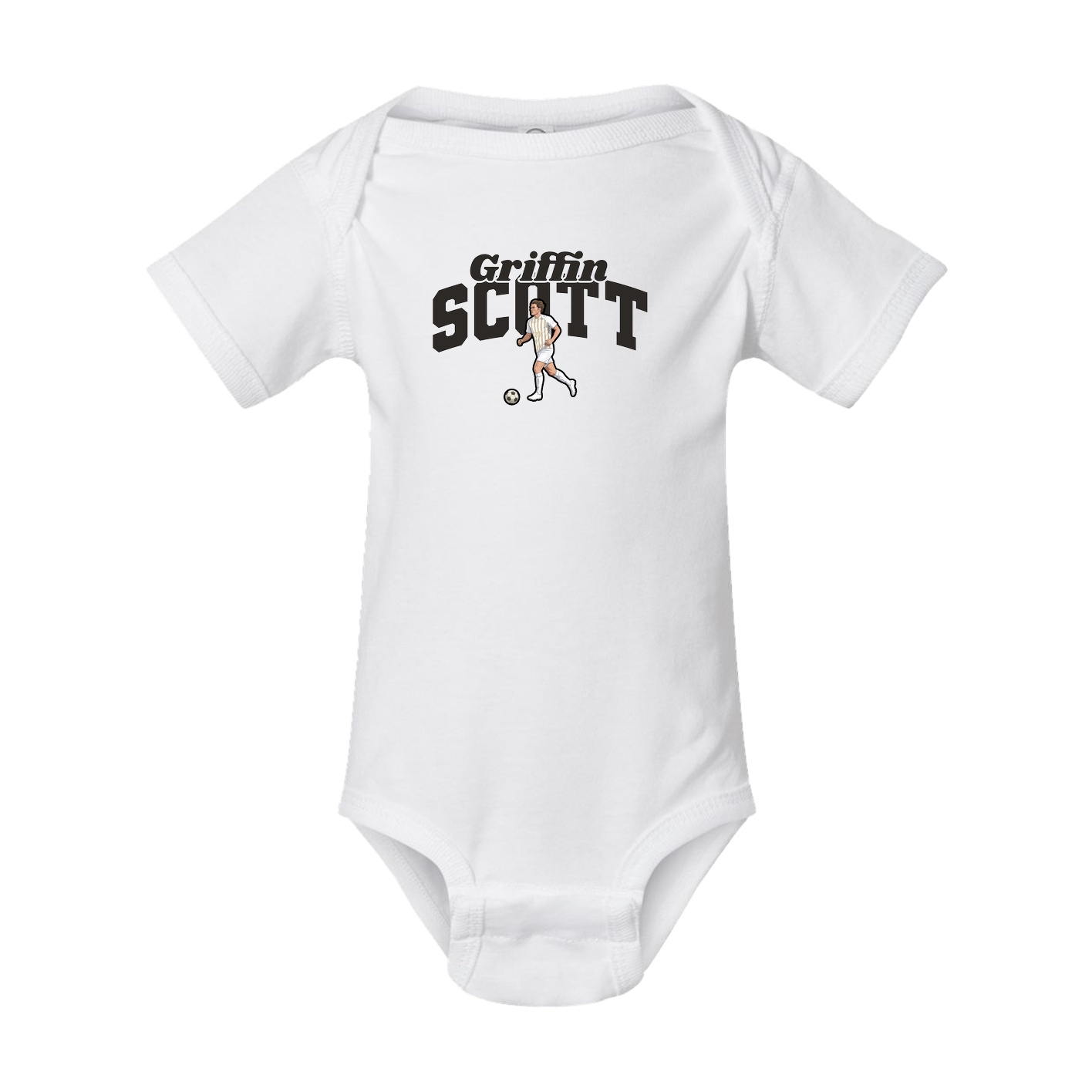 Baby Onesie — Signature Arch in White