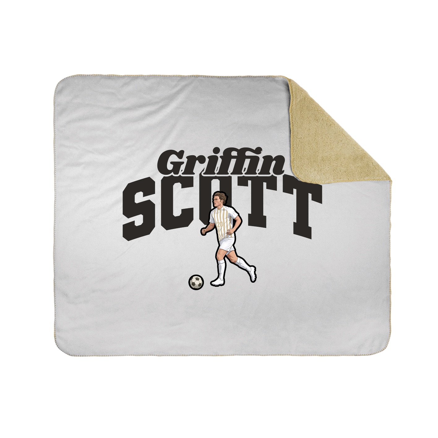 Throw Blanket — Signature Arch in White