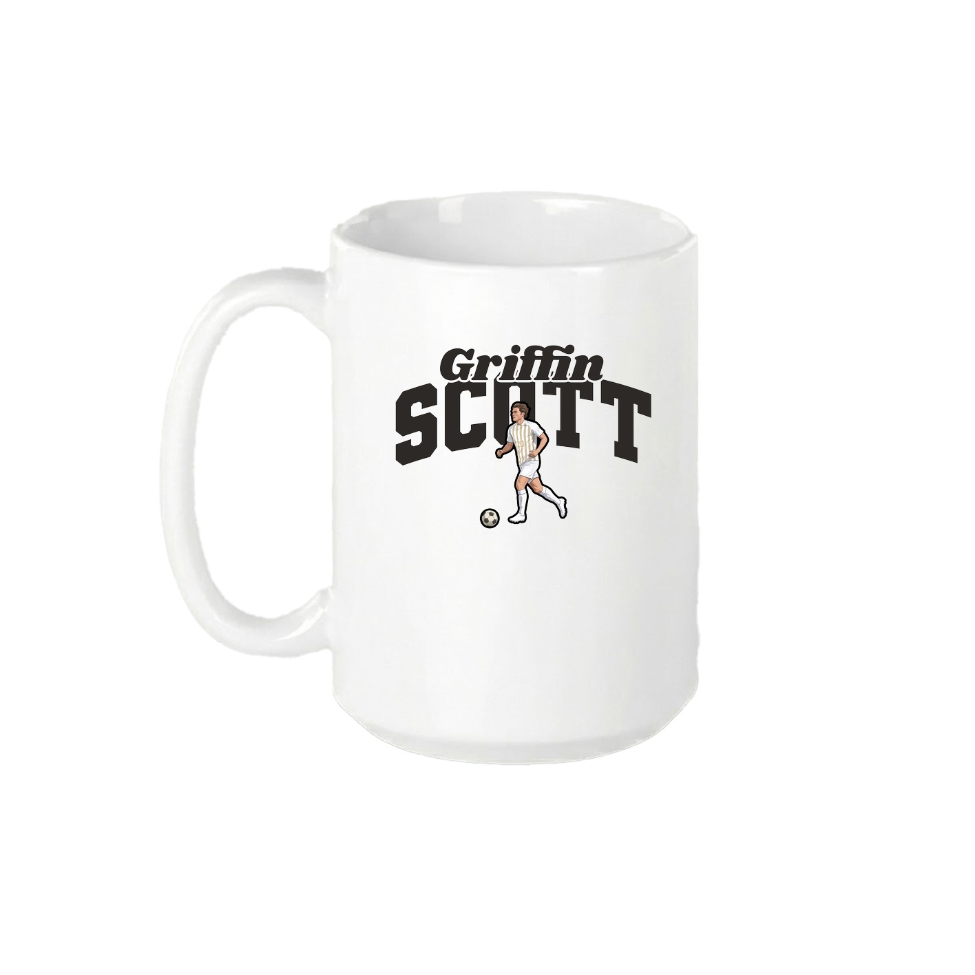 15oz Coffee Mug — Signature Arch in White