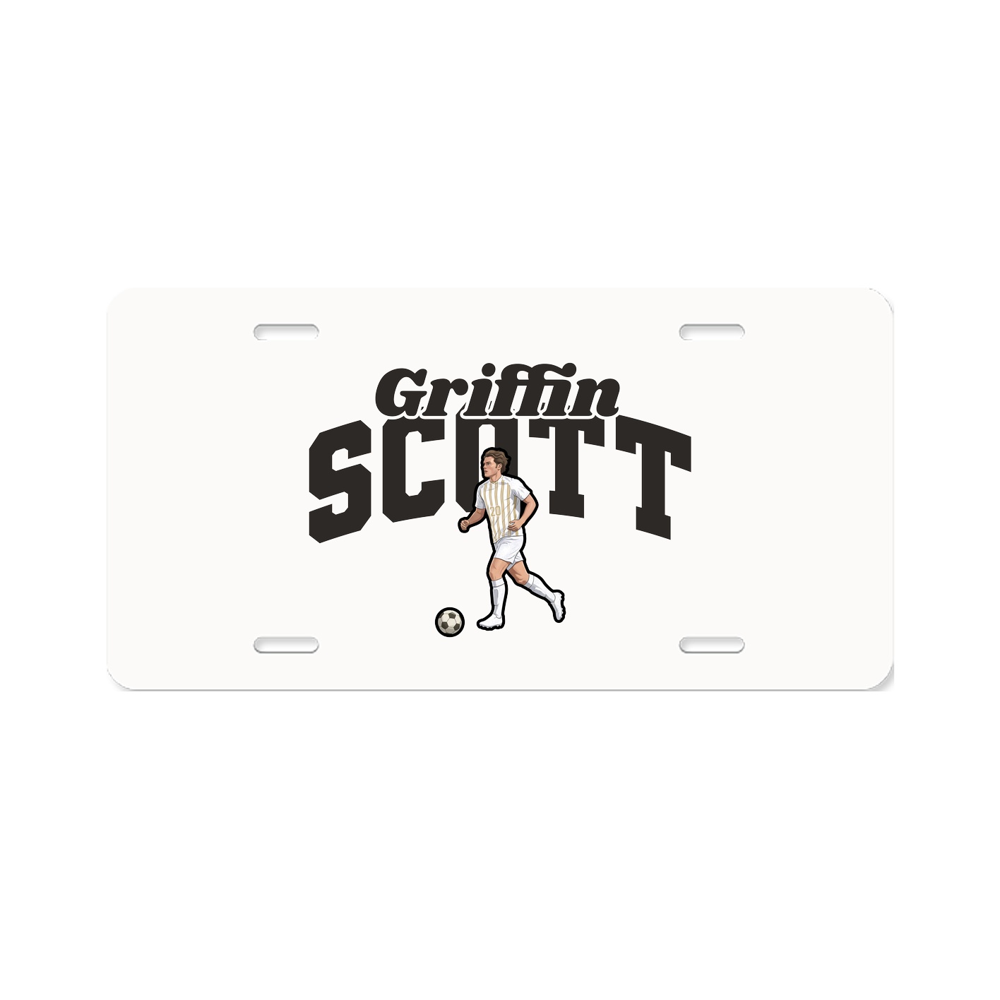 License Plate — Signature Arch in Classic