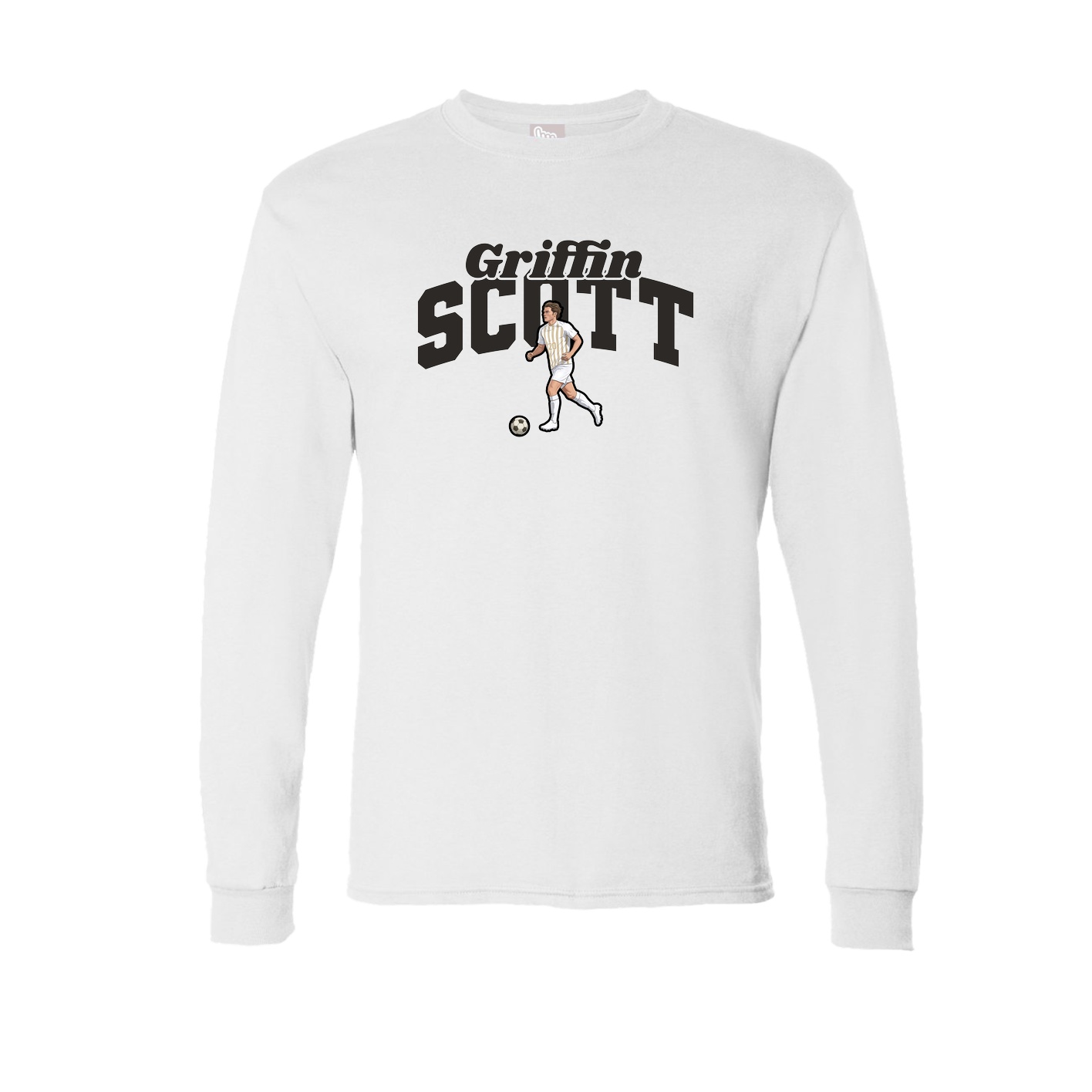 Long Sleeve Tee — Signature Arch in White