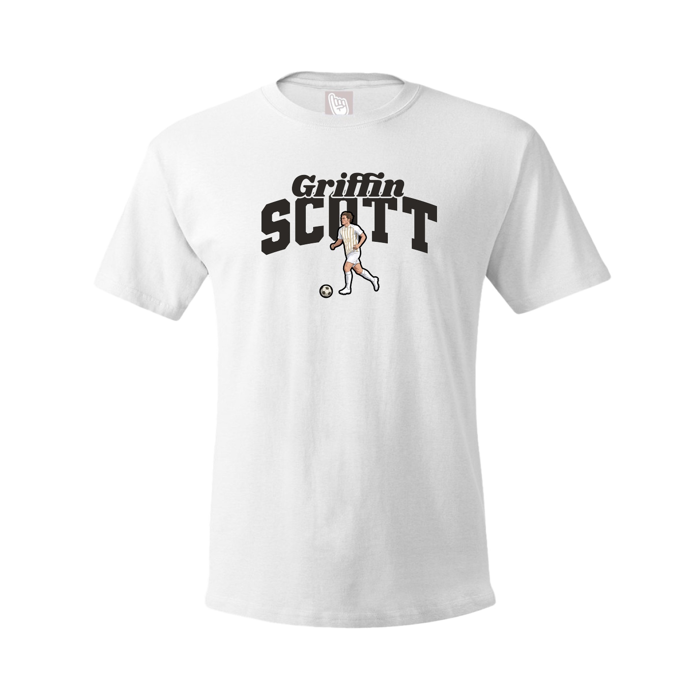Youth Tee — Signature Arch in White