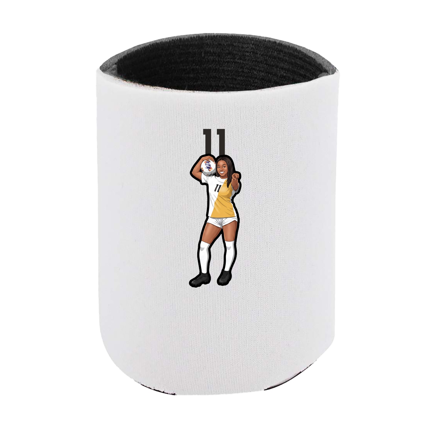 Can Holder — Number Top in White