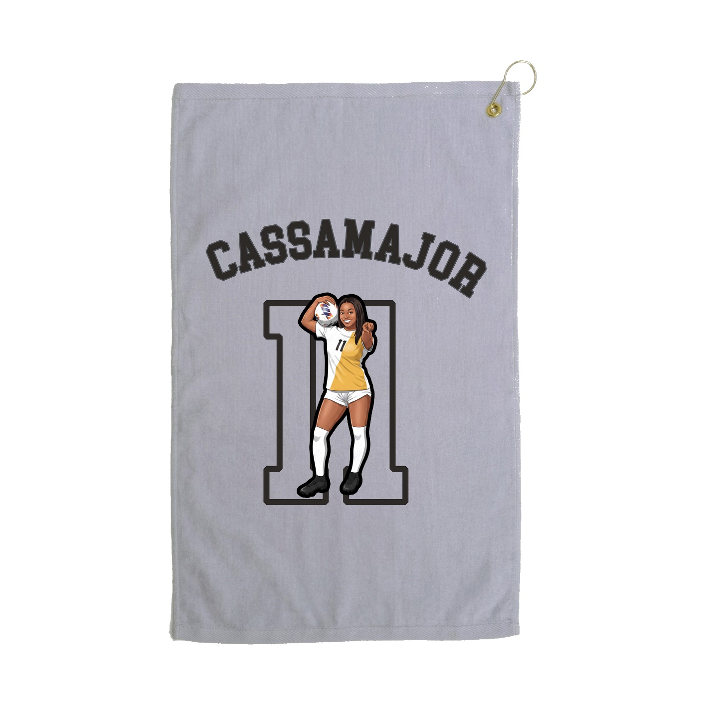 Golf Towel — Shirsey Arch in Grey