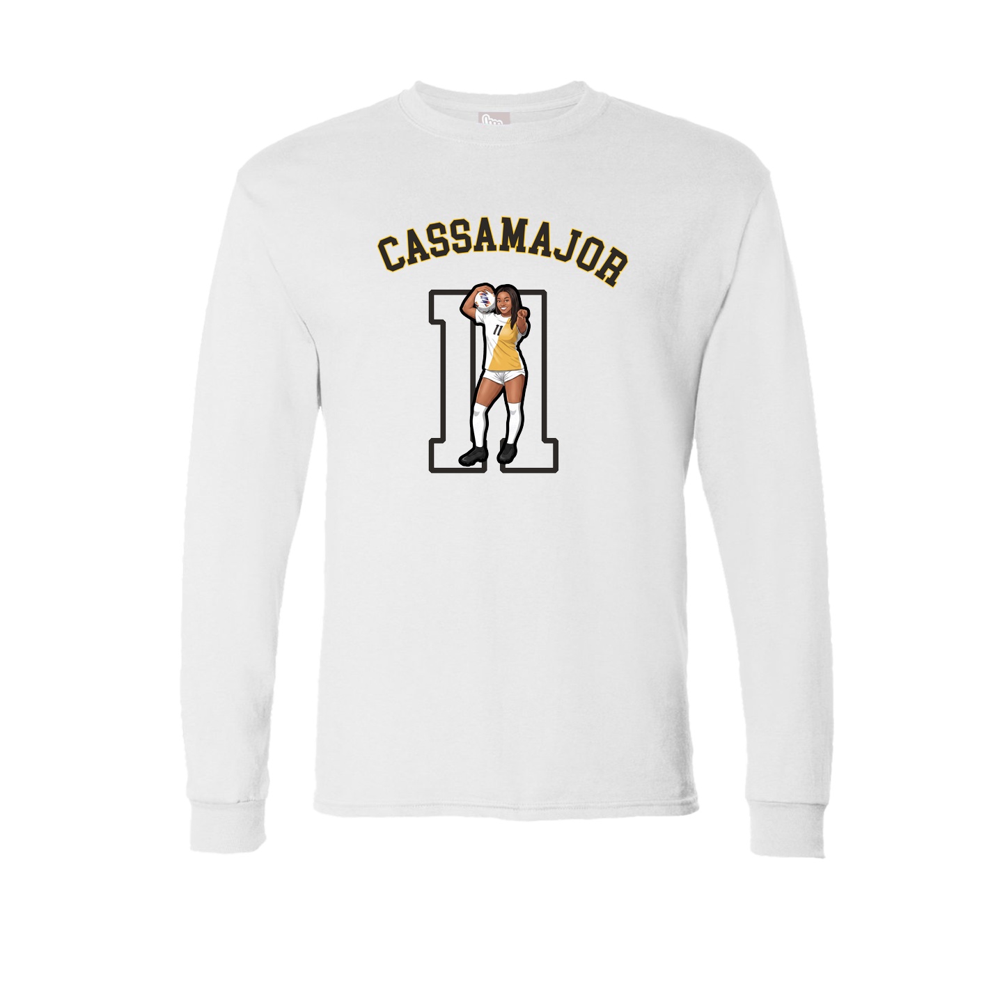 Long Sleeve Tee — Shirsey Arch in White