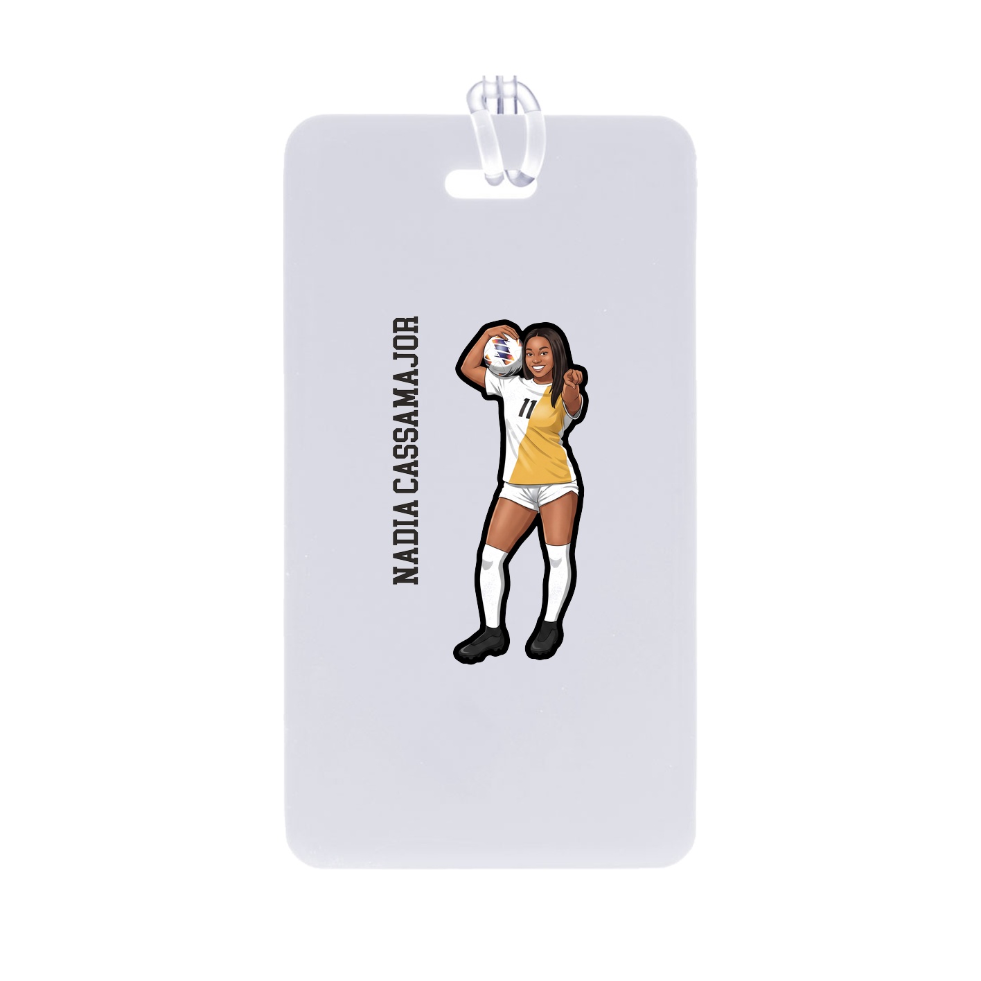 Bag Tag — Name Vertical in Classic