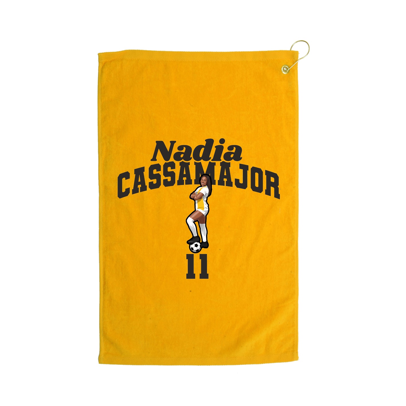 Golf Towel — Signature Arch in Gold