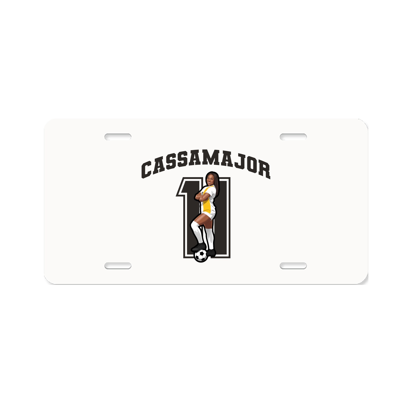 License Plate — Number in Classic