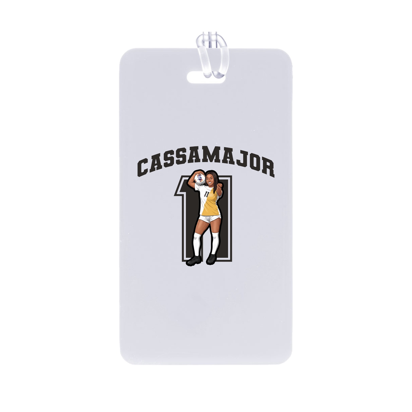 Bag Tag — Number in Classic