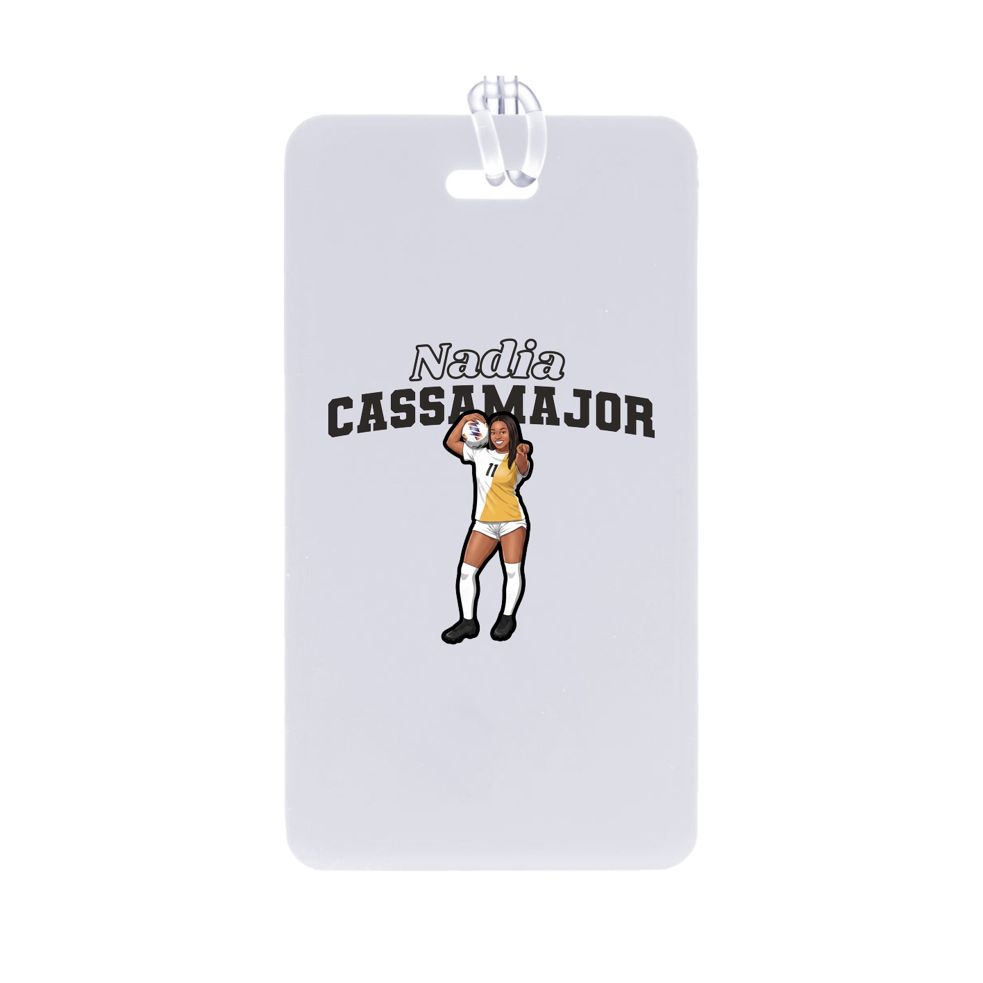 Bag Tag — Name Arch in Classic