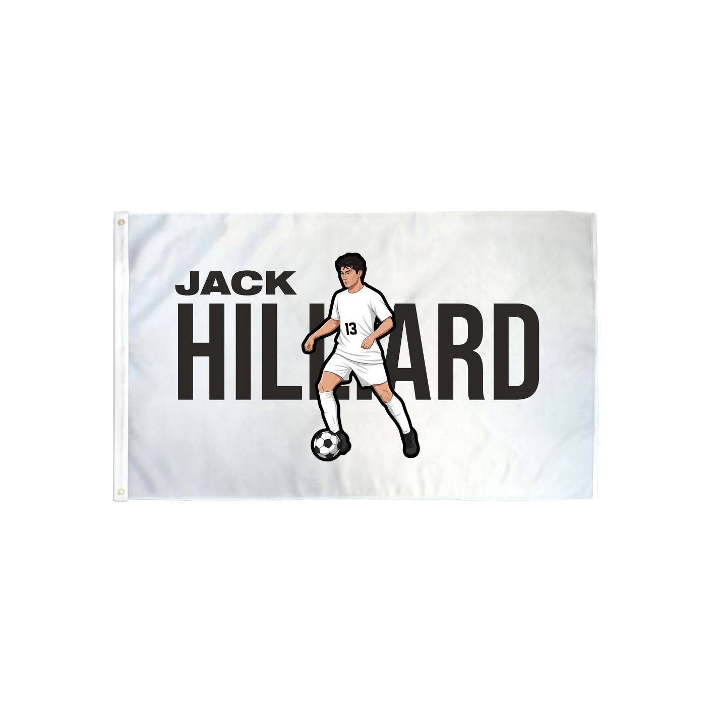 3x5 Flag — Player Name in Classic