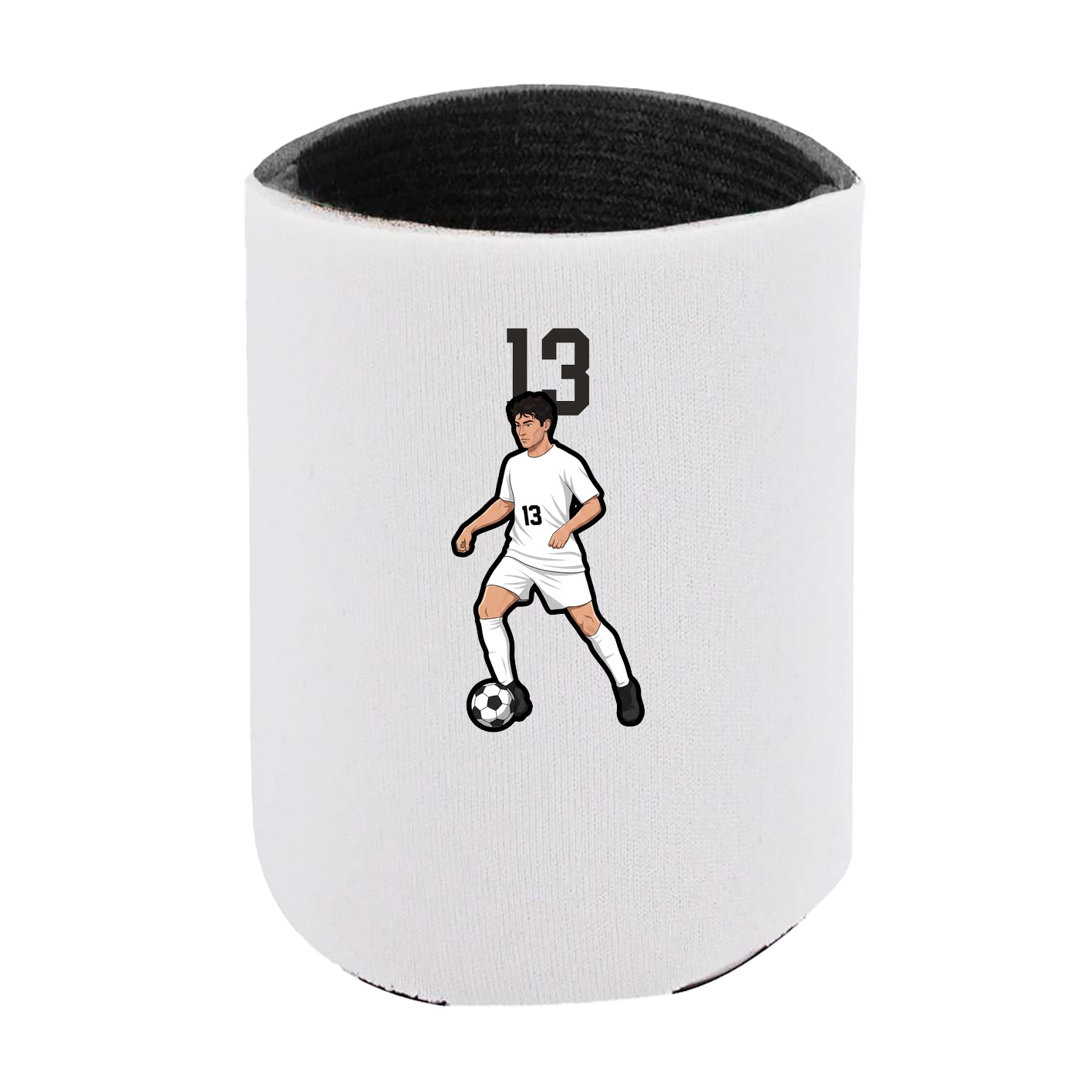 Can Holder — Number Top in White