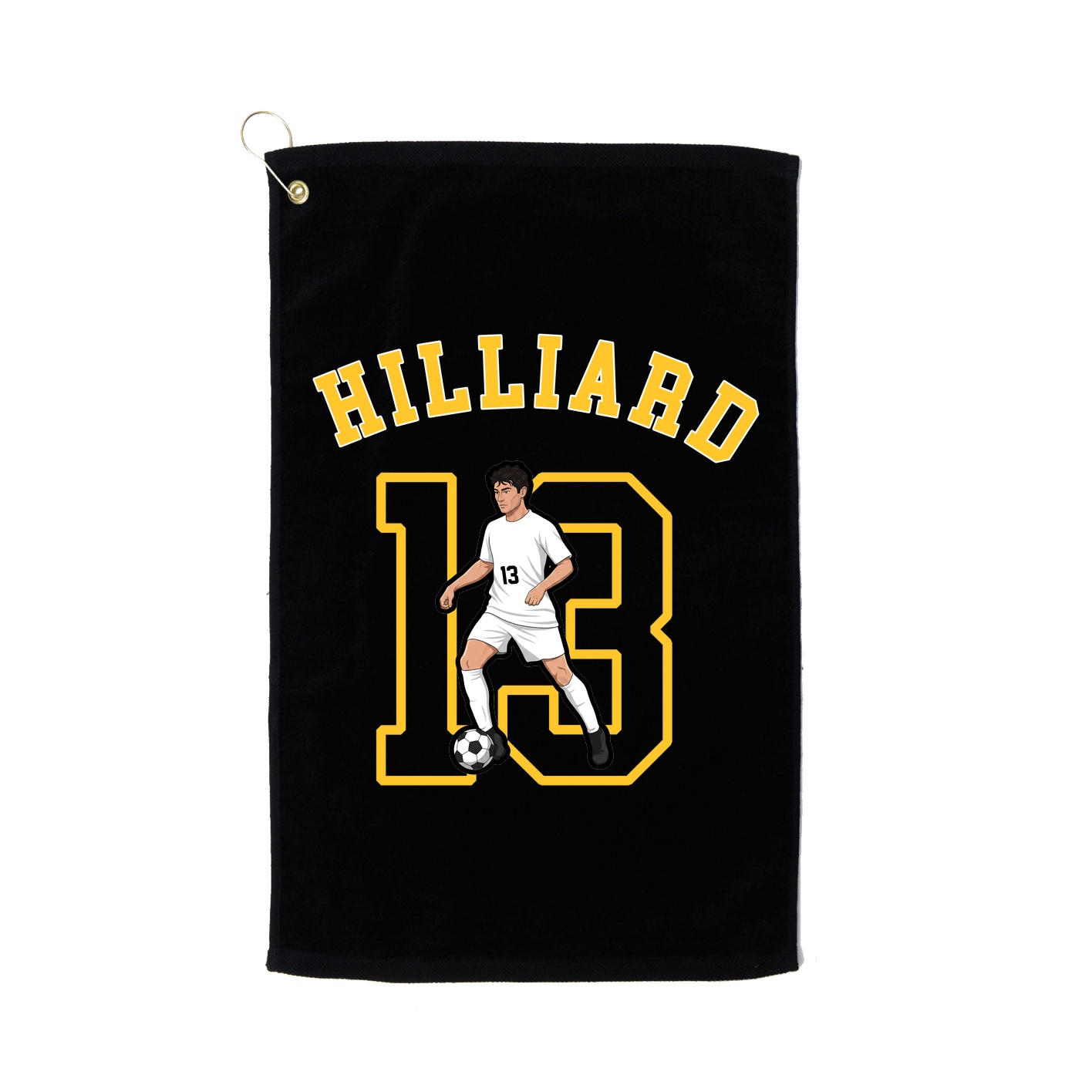 Golf Towel — Shirsey Arch in Black