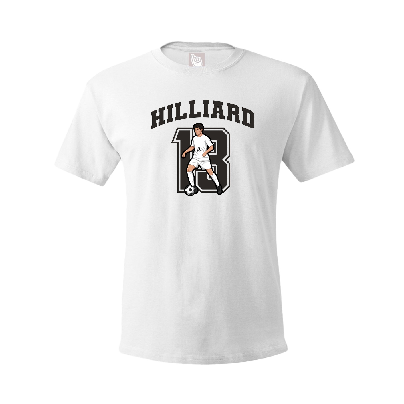 Tee — Number in White