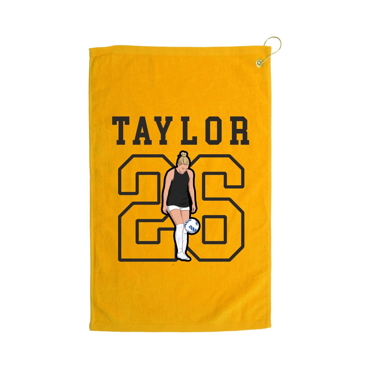 Golf Towel — Shirsey in Gold