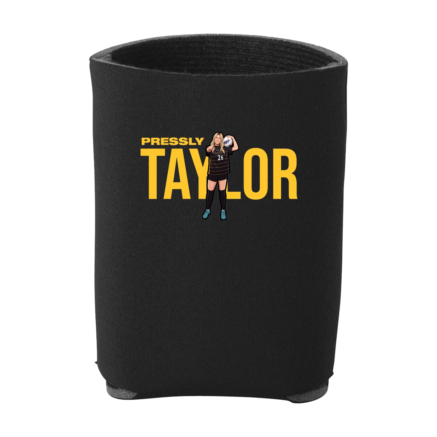 Can Holder — Player Name in Black