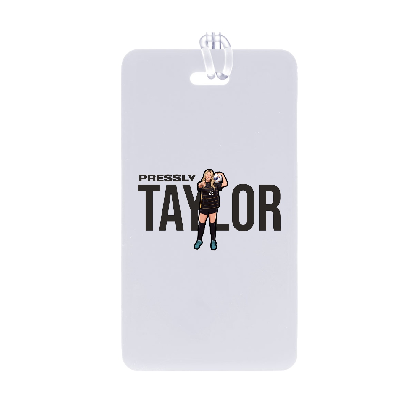 Bag Tag — Player Name in Classic