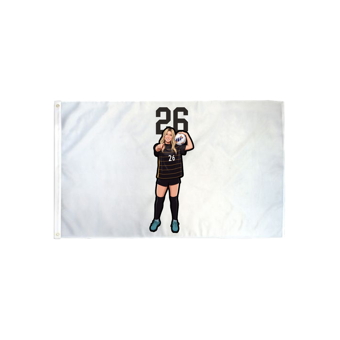 3x5 Flag — Number Top in Classic