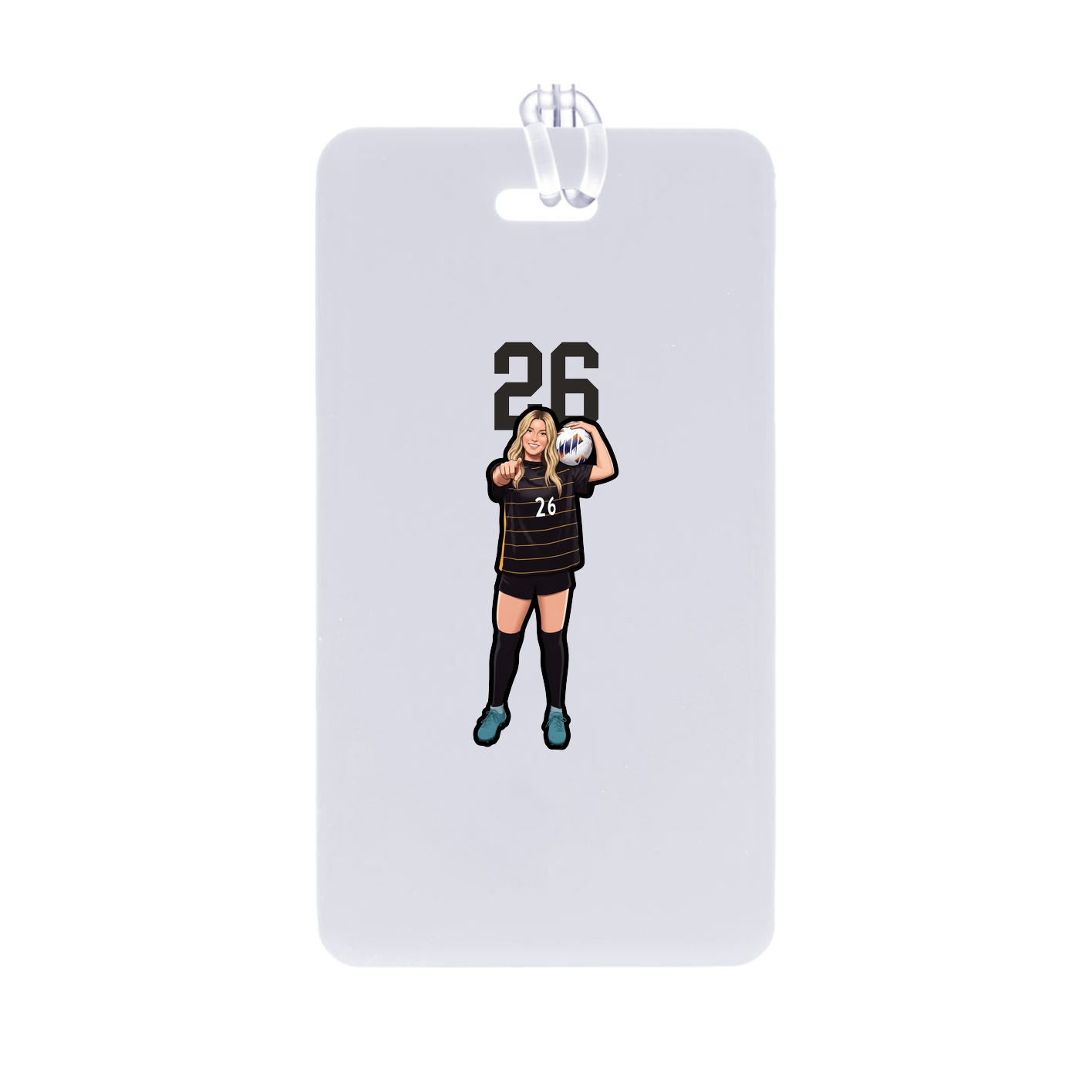 Bag Tag — Number Top in Classic