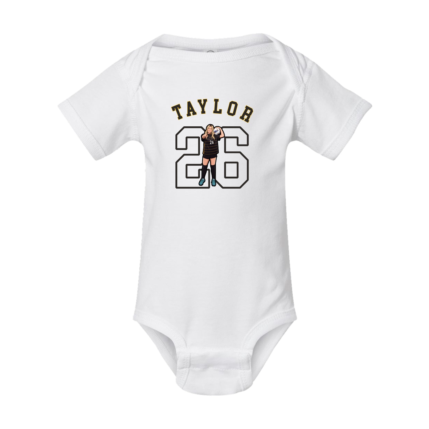 Baby Onesie — Shirsey Arch in White