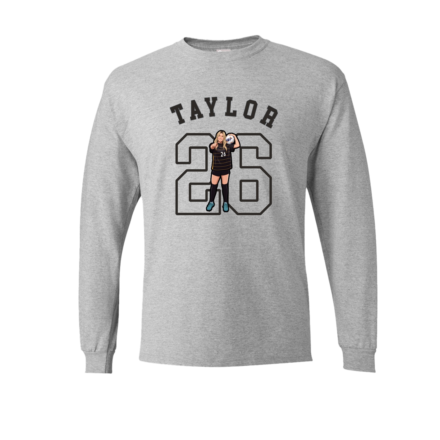 Long Sleeve Tee — Shirsey Arch in Grey
