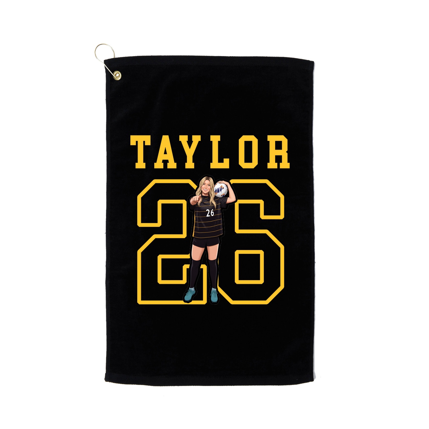 Golf Towel — Shirsey in Black