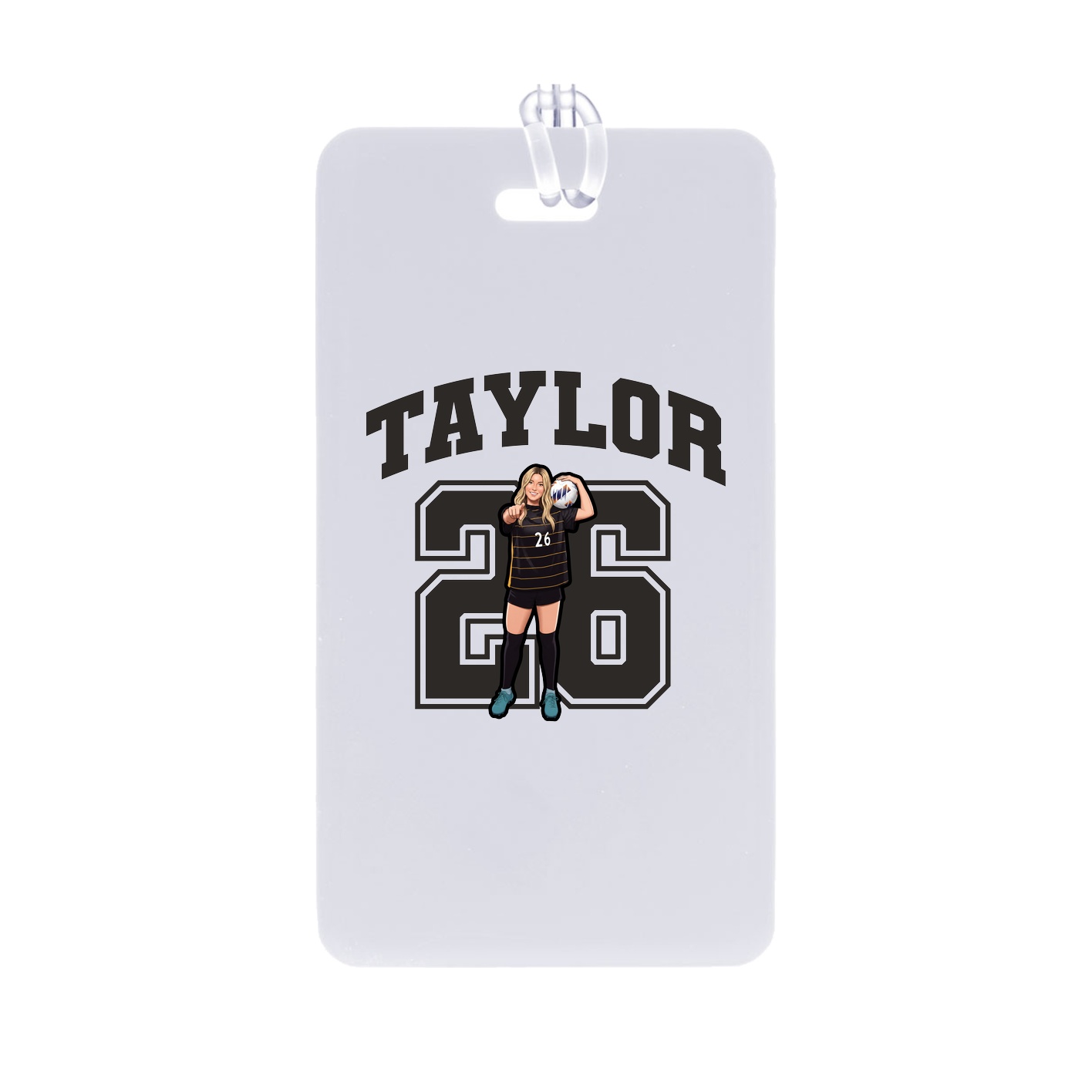Bag Tag — Number in Classic