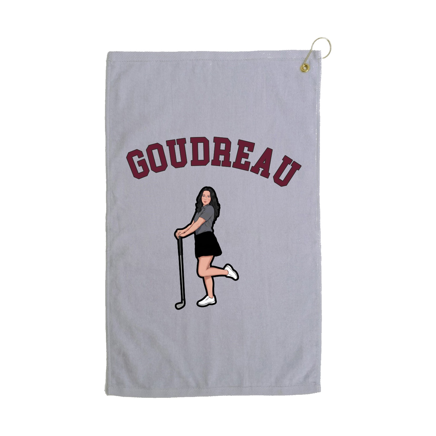 Golf Towel — Shirsey Arch in Grey