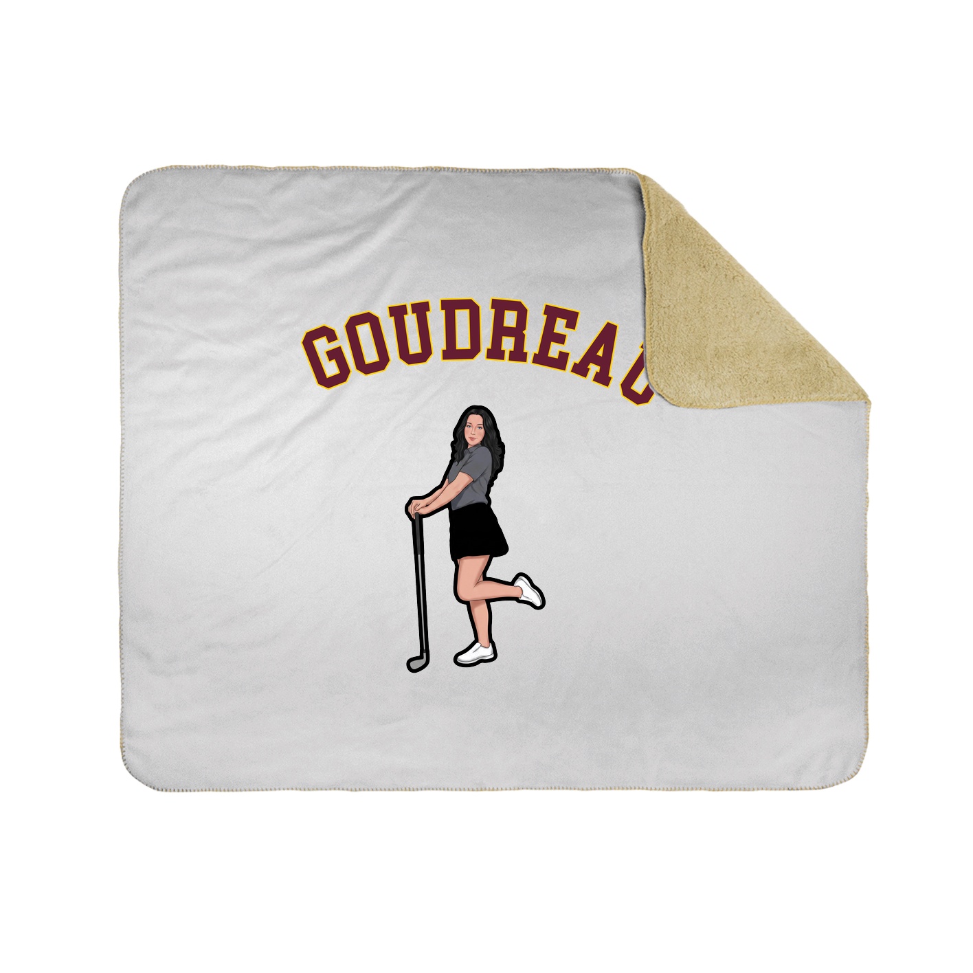 Throw Blanket — Shirsey Arch in White