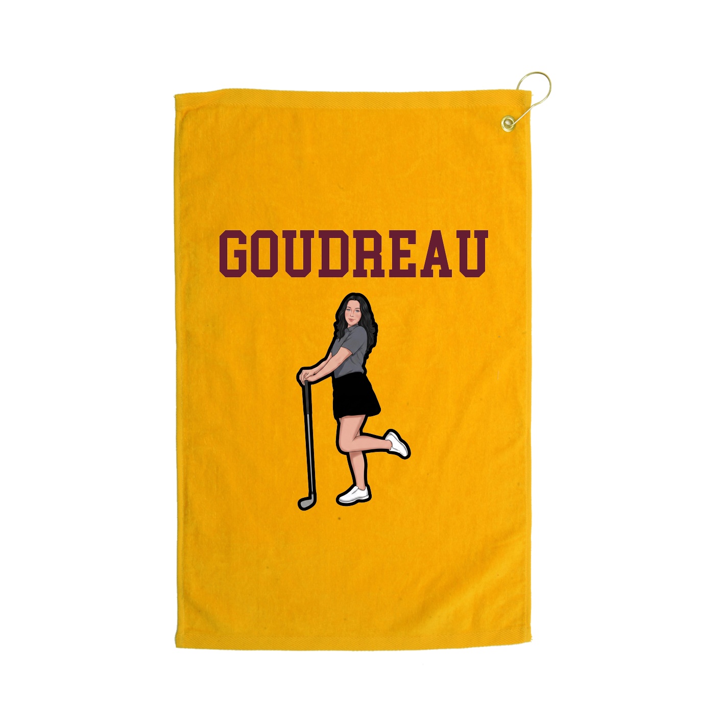 Golf Towel — Shirsey in Gold