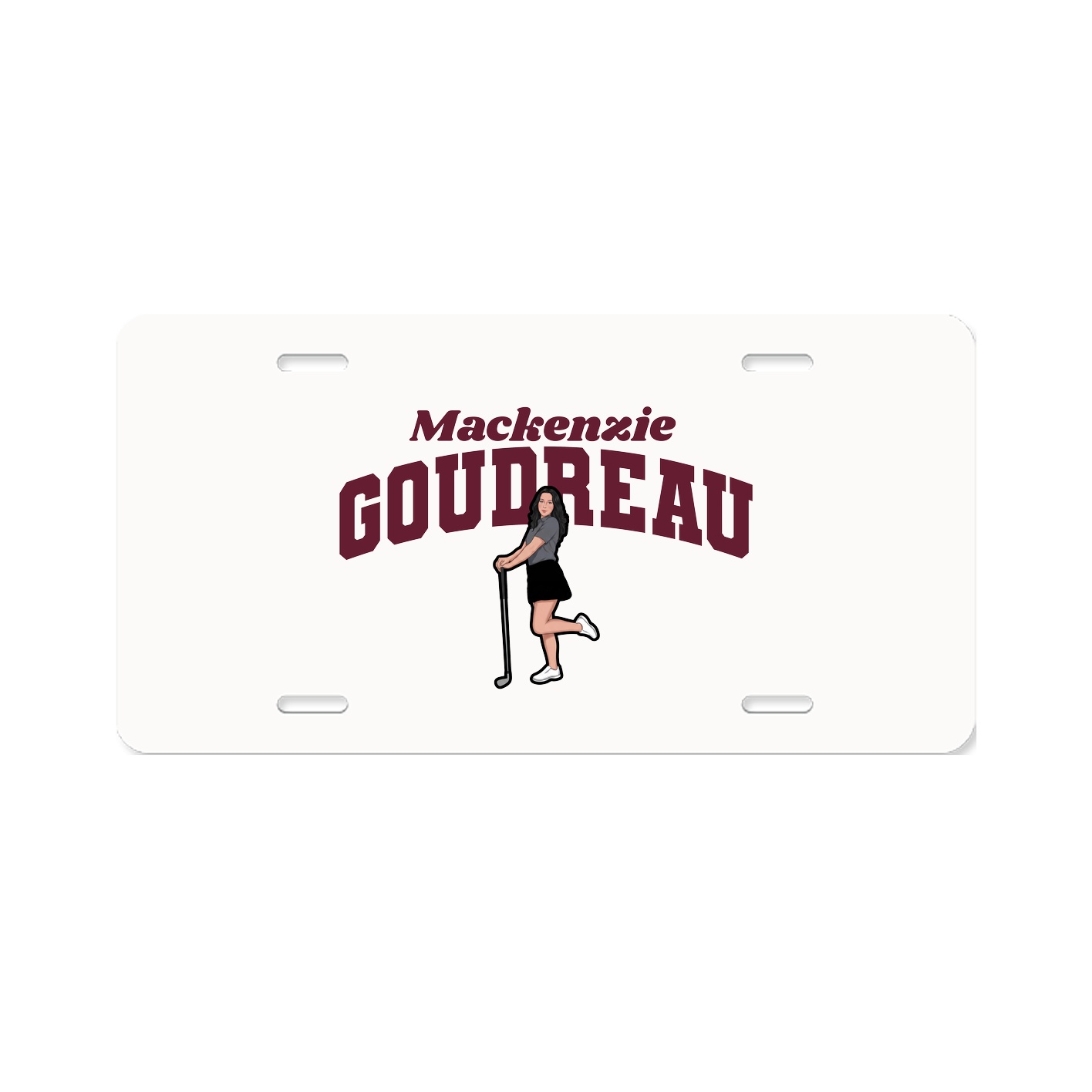 License Plate — Signature Arch in Classic