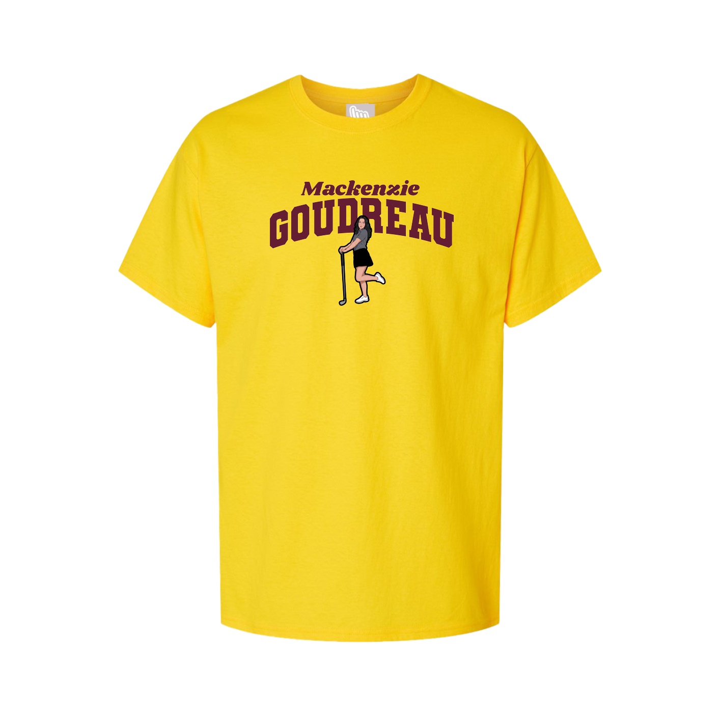 Youth Tee — Signature Arch in Gold